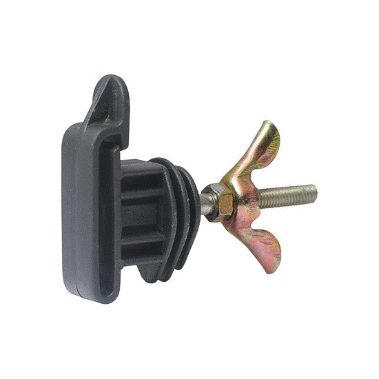 Izolator do taśmy do 40mm z gwintem i nakrętką - 1 szt. | 103-020-081