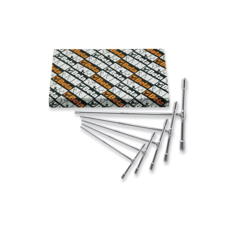 Zestaw 6 kluczy trzpieniowych typu T 3-10mm | 951GP/S6