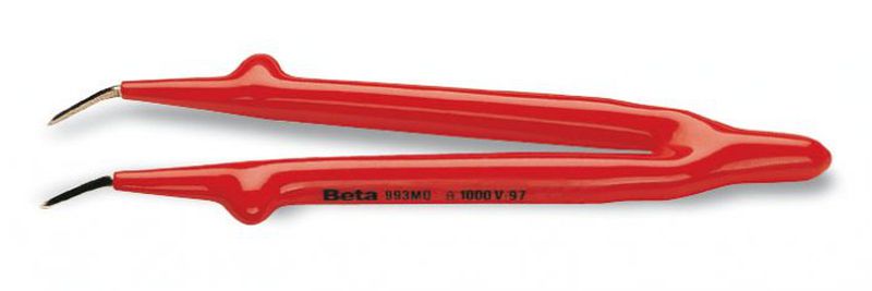 Pęseta odgięta w izolacji do 1000V | 993MQ