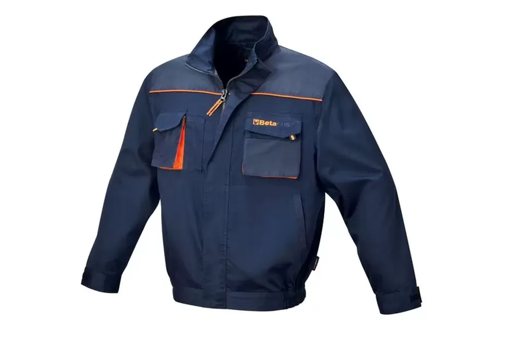 Kurtka robocza EASYLIGHT granatowa r. M – lekka i wygodna odzież ochronna do pracy | 7879E/M