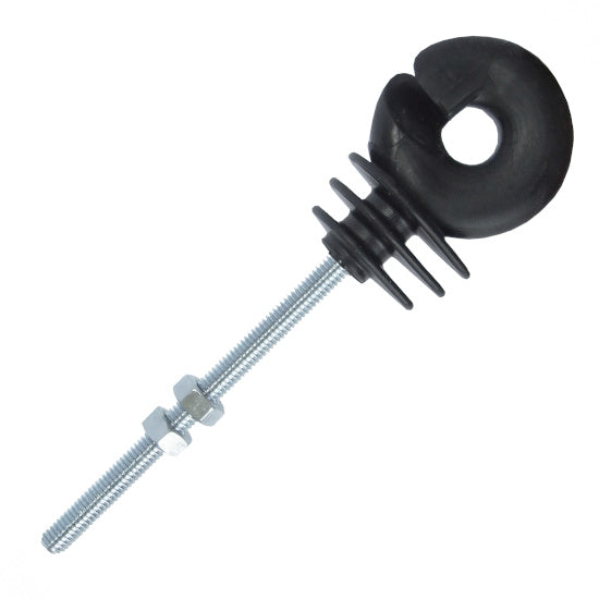 Izolator okrągły z gwintem metrycznym M6x100 do ogrodzeń elektrycznych i zabezpieczeń | 103-010-042