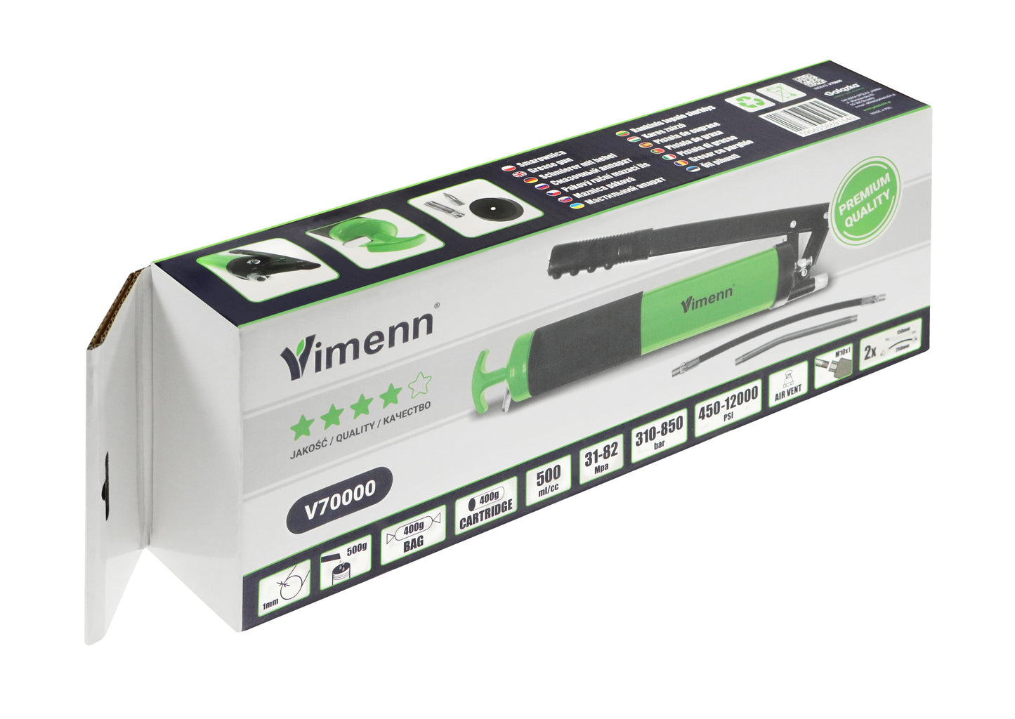 SMAROWNICA RĘCZNA 500ML NA KARTUSZE + SMAR LITEN ŁT-43 1SZT. | 313/1