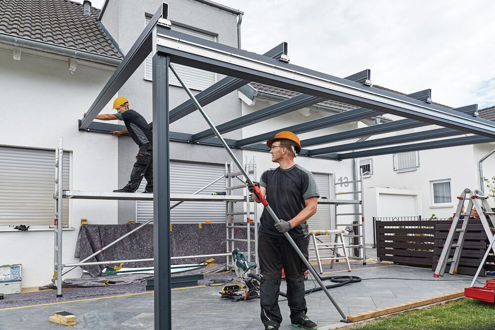 Podpórka sufitowa z dźwignia pompu. 1700-3000mm | STE300