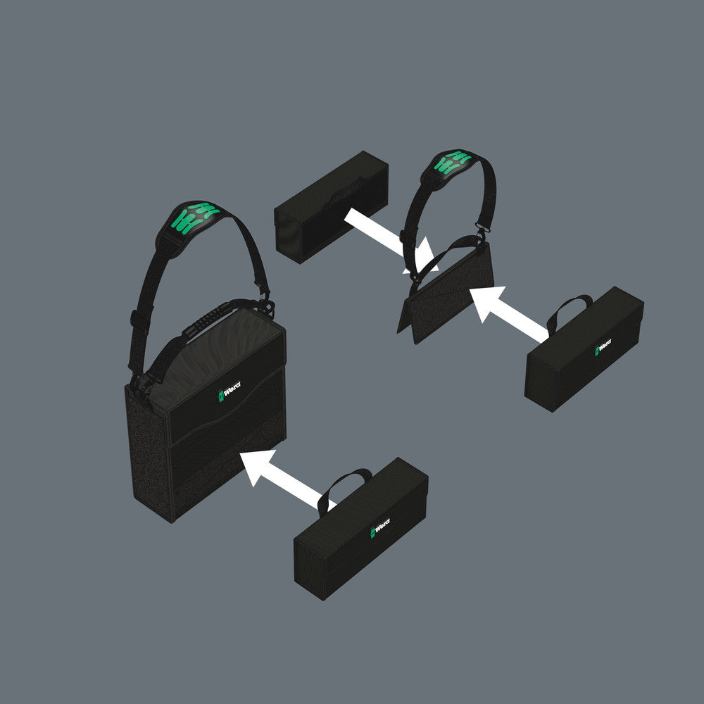 Skrzynka tekstylna na narzędzia Wera 2go 3 80.0x130.0x325.0 | 05004352001 - Centrum Techniczne Gałązka