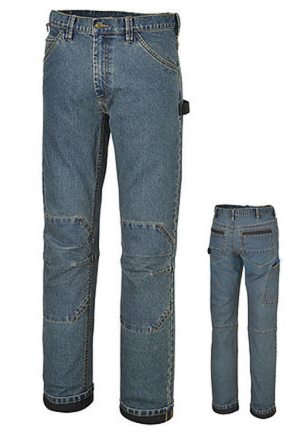 Spodnie z dżinsu ze streczem r. XS – wygodne i elastyczne spodnie robocze na co dzień | 075260046