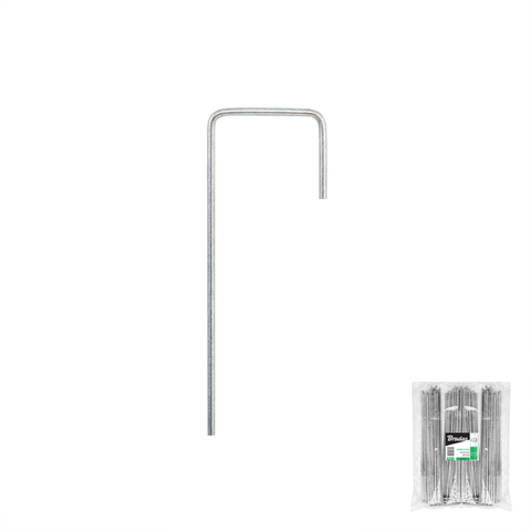 Ranking szpilki do agrowlokniny - czerwiec 2026 w Gałązka24.pl. Zdjęcie produktu: BRA Szpilka mocująca METAL "J" 3/15cm -op.100szt.L | ATSMGJ1315/100L