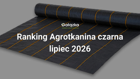 Ranking Agrotkanina czarna - lipiec 2026 w Gałązka24.pl. Zdjęcie produktu: Agrotkanina czarna antychwastowa UV 90g 0,8x100m do ogrodu i na działkę | AT9408100