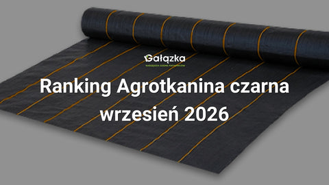 Ranking Agrotkanina czarna - wrzesień 2026 w Gałązka24.pl. Zdjęcie produktu: Agrotkanina czarna antychwastowa UV 90g 0,8x100m do ogrodu i na działkę | AT9408100