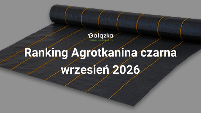 Ranking Agrotkanina czarna - wrzesień 2026 w Gałązka24.pl. Zdjęcie produktu: Agrotkanina czarna antychwastowa UV 90g 0,8x100m do ogrodu i na działkę | AT9408100