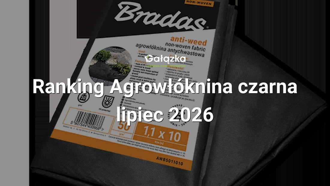 Ranking Agrowłóknina czarna - lipiec 2026 w Gałązka24.pl. Zdjęcie produktu: Agrowłóknina czarna 50 g/m² skuteczna ochrona roślin w ogrodzie 1,6x5m | AWB5016005