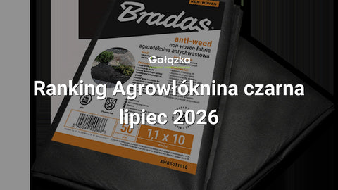Ranking Agrowłóknina czarna - lipiec 2026 w Gałązka24.pl. Zdjęcie produktu: Agrowłóknina czarna 50 g/m² skuteczna ochrona roślin w ogrodzie 1,6x5m | AWB5016005