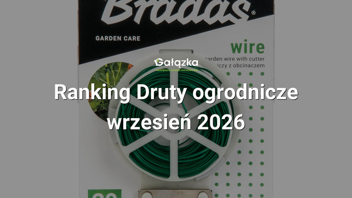 Ranking Druty ogrodnicze - wrzesień 2026 w Gałązka24.pl. Zdjęcie produktu: Drut ogrodniczy z obcinaczem - 50m | TYD1X50