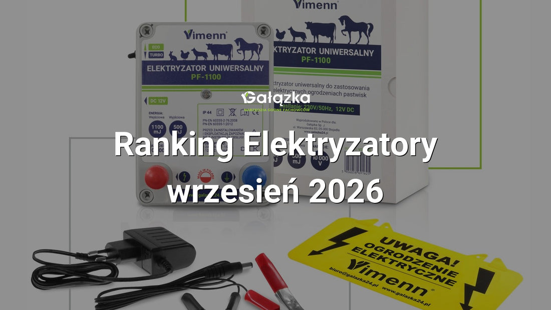 Ranking Elektryzatory - wrzesień 2026 w Gałązka24.pl. Zdjęcie produktu: Elektryzator pastuch elektryczny uniwersalny 12V + zasilacz | V30000