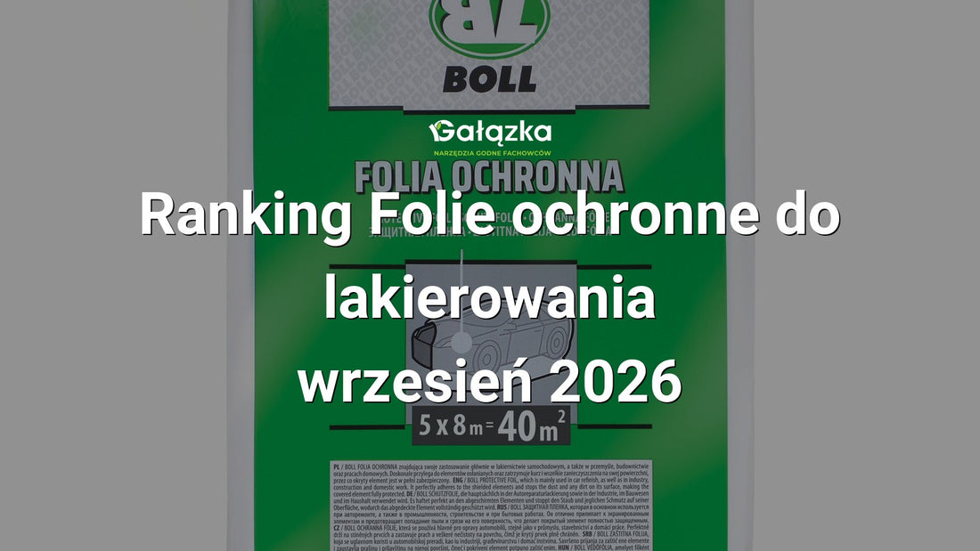 Ranking Folie ochronne do lakierowania - wrzesień 2026 w Gałązka24.pl. Zdjęcie produktu: Folia ochronna 5m x 8m | 0040912