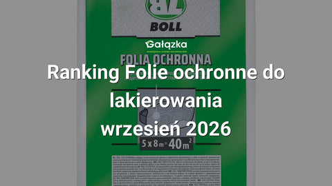 Ranking Folie ochronne do lakierowania - wrzesień 2026 w Gałązka24.pl. Zdjęcie produktu: Folia ochronna 5m x 8m | 0040912