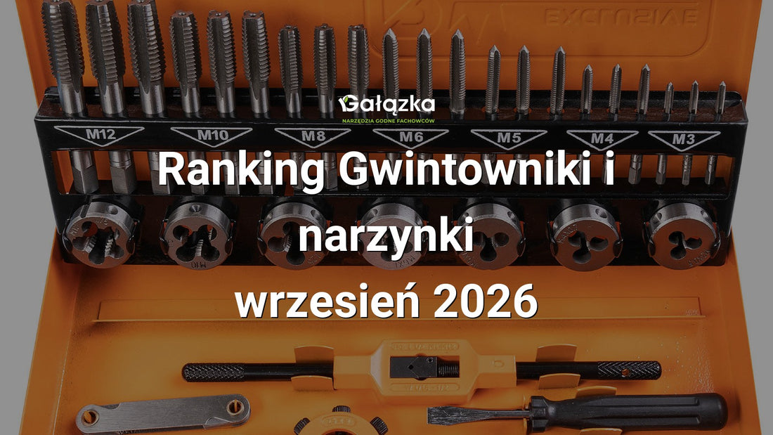Ranking Gwintowniki i narzynki - wrzesień 2026 w Gałązka24.pl. Zdjęcie produktu: Zestaw gwintowników i narzynek m3-m12 z pokrętłami 32el. din352 | C9182