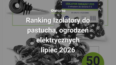 Ranking Izolatory do pastucha, ogrodzeń elektrycznych - lipiec 2026 w Gałązka24.pl. Zdjęcie produktu: Izolator do drutu plecionki wkręcany do drewna - 50 szt. | V30001