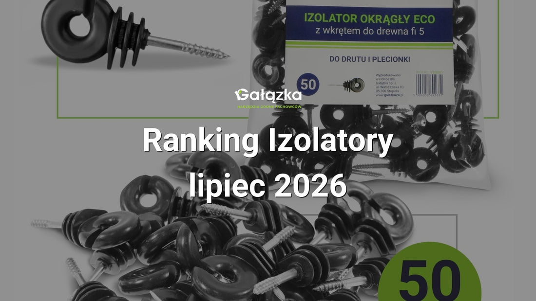 Ranking Izolatory - lipiec 2026 w Gałązka24.pl. Zdjęcie produktu: Izolator do drutu plecionki wkręcany do drewna - 50 szt. | V30001