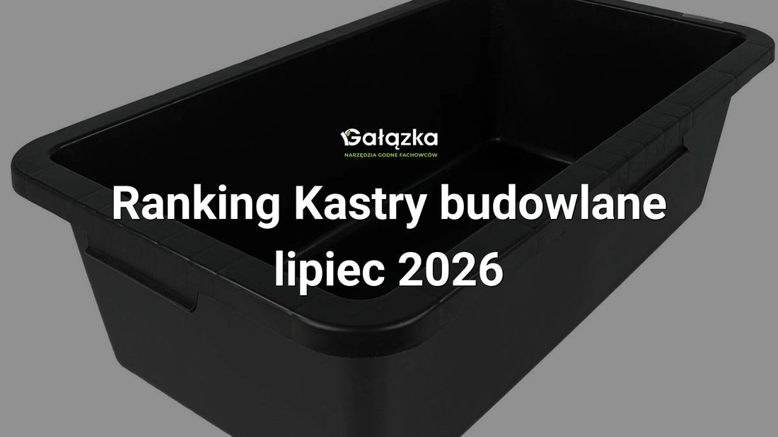 Ranking Kastry budowlane - lipiec 2026 w Gałązka24.pl. Zdjęcie produktu: Kastra budowlana prostokątna 90L | C0662