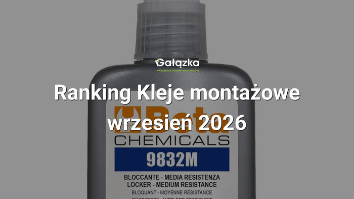 Ranking Kleje montażowe - wrzesień 2026 w Gałązka24.pl. Zdjęcie produktu: Klej montażowy o dużej sile łączenia do montażu na wałach 50ml | 9833H/50B