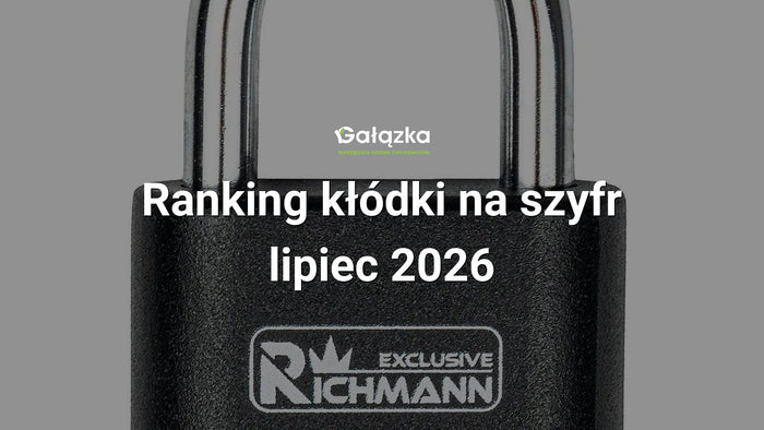 Ranking kłódki na szyfr - lipiec 2026 w Gałązka24.pl. Zdjęcie produktu: Kłódka na szyfr czarna 50mm | C9323