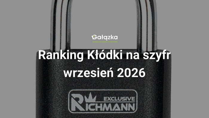 Ranking Kłódki na szyfr - wrzesień 2026 w Gałązka24.pl. Zdjęcie produktu: Kłódka na szyfr czarna 50mm | C9323
