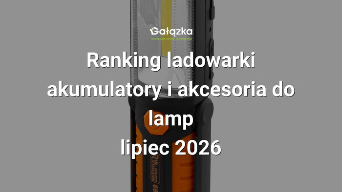 Ranking ladowarki akumulatory i akcesoria do lamp - lipiec 2026 w Gałązka24.pl. Zdjęcie produktu: Lampa akumulatorowa uchylna magnetyczna podstawa 3w + 5 led | C6814