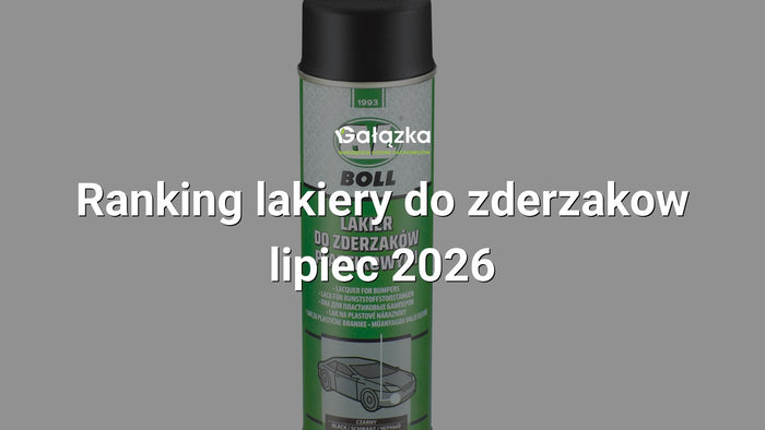 Ranking lakiery do zderzakow - lipiec 2026 w Gałązka24.pl. Zdjęcie produktu: Lakier do zderzaków plastikowych czarny spray 500ml | 001016