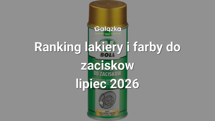 Ranking lakiery i farby do zaciskow - lipiec 2026 w Gałązka24.pl. Zdjęcie produktu: Lakier do zacisków 400ml złoty spray | 001117