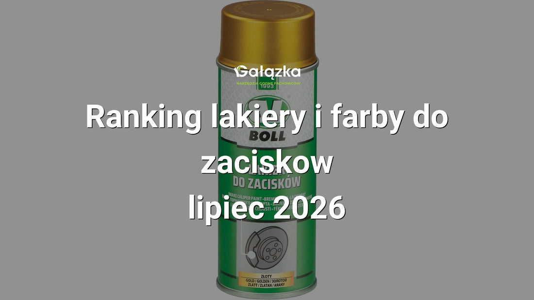 Ranking lakiery i farby do zaciskow - lipiec 2026 w Gałązka24.pl. Zdjęcie produktu: Lakier do zacisków 400ml złoty spray | 001117