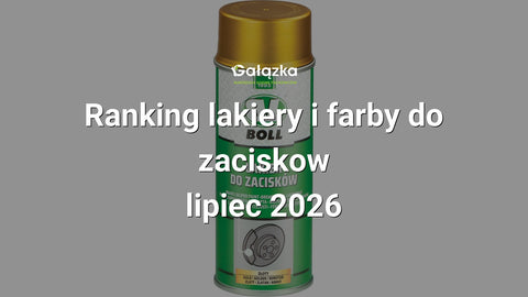 Ranking lakiery i farby do zaciskow - lipiec 2026 w Gałązka24.pl. Zdjęcie produktu: Lakier do zacisków 400ml złoty spray | 001117