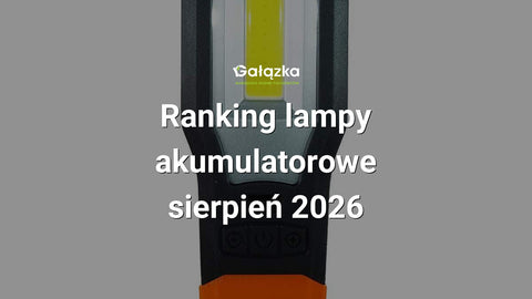 Ranking lampy akumulatorowe - sierpień 2026 w Gałązka24.pl. Zdjęcie produktu: Lampa akumulatorowa ze stacją dokującą regulacja mocy 10w + 5w | C6819