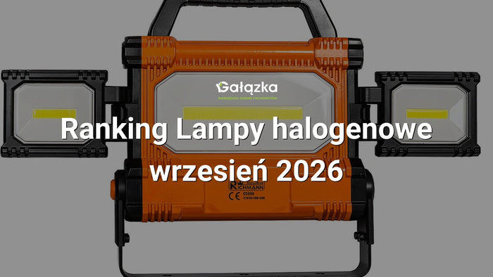 Ranking Lampy halogenowe - wrzesień 2026 w Gałązka24.pl. Zdjęcie produktu: Lampa halogenowa warsztatowa cob-led 30w + 20w, 4500 lm, 230v | C5944