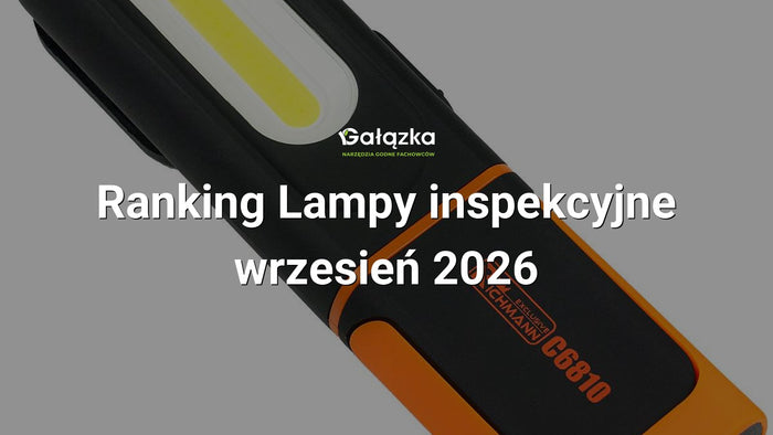 Ranking Lampy inspekcyjne - wrzesień 2026 w Gałązka24.pl. Zdjęcie produktu: Lampka inspekcyjna akumulatorowa 3W+3W LED magnetycza | C6810
