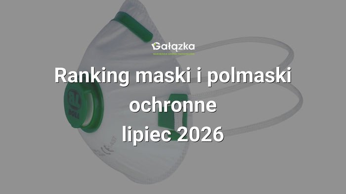 Ranking maski i polmaski ochronne - lipiec 2026 w Gałązka24.pl. Zdjęcie produktu: Półmaska przeciwpyłowa z zaworem FFP1 | 003607