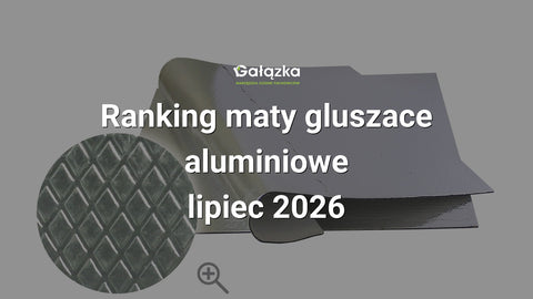 Ranking maty gluszace aluminiowe - lipiec 2026 w Gałązka24.pl. Zdjęcie produktu: Mata samoprzylepna aluminiowa głusząca 50x50cm | 006011