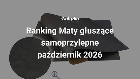 Ranking Maty głuszące samoprzylepne - październik 2026 w Gałązka24.pl. Zdjęcie produktu: Mata samoprzylepna głusząca gładka 50x50cm | 0060112