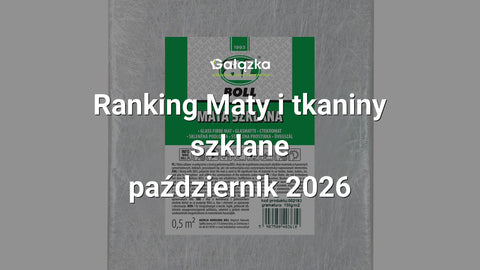 Ranking Maty i tkaniny szklane - październik 2026 w Gałązka24.pl. Zdjęcie produktu: Mata szklana 0,5m2 gr.150g/m2 | 002193