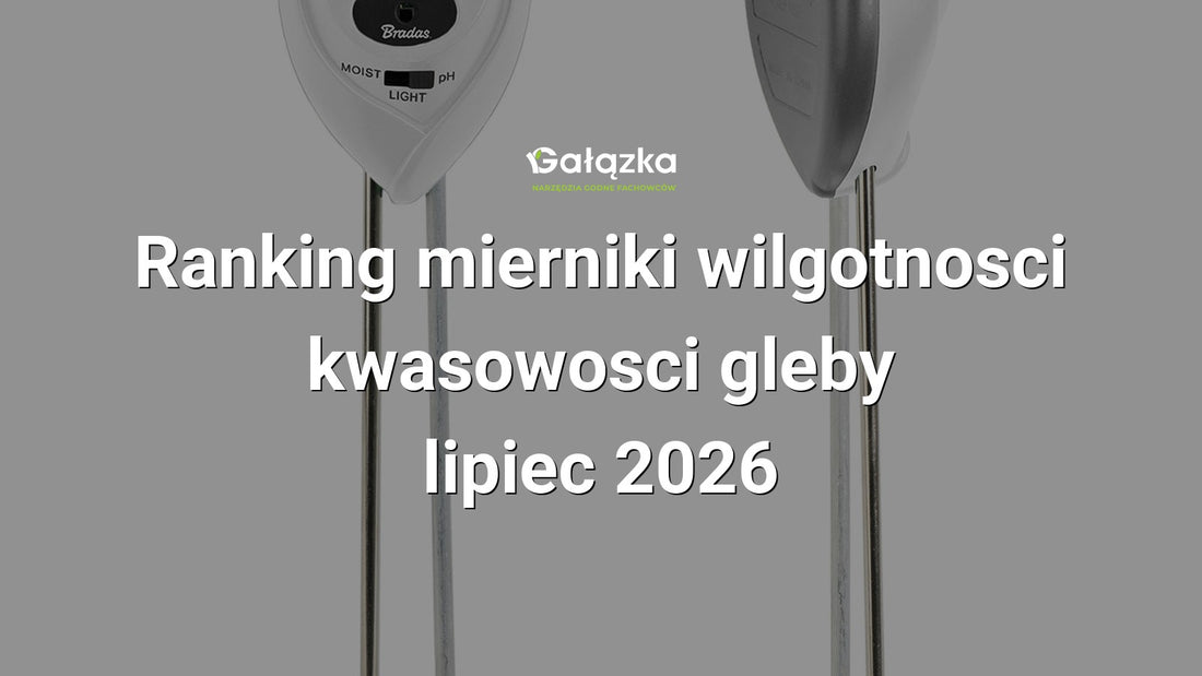 Ranking mierniki wilgotnosci kwasowosci gleby - lipiec 2026 w Gałązka24.pl. Zdjęcie produktu: WHITE LINE miernik kwasowości i wilgotności gleby, 3 funkcyjny - OVAL | WL-M12