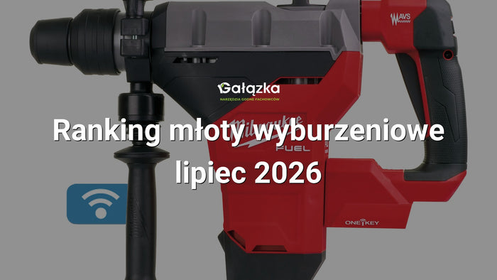 Ranking młoty wyburzeniowe - lipiec 2026 w Gałązka24.pl. Zdjęcie produktu: M18FHM-0C Młot wyburzeniowy SDS-MAX 11J bez akumulatora | 4933464893