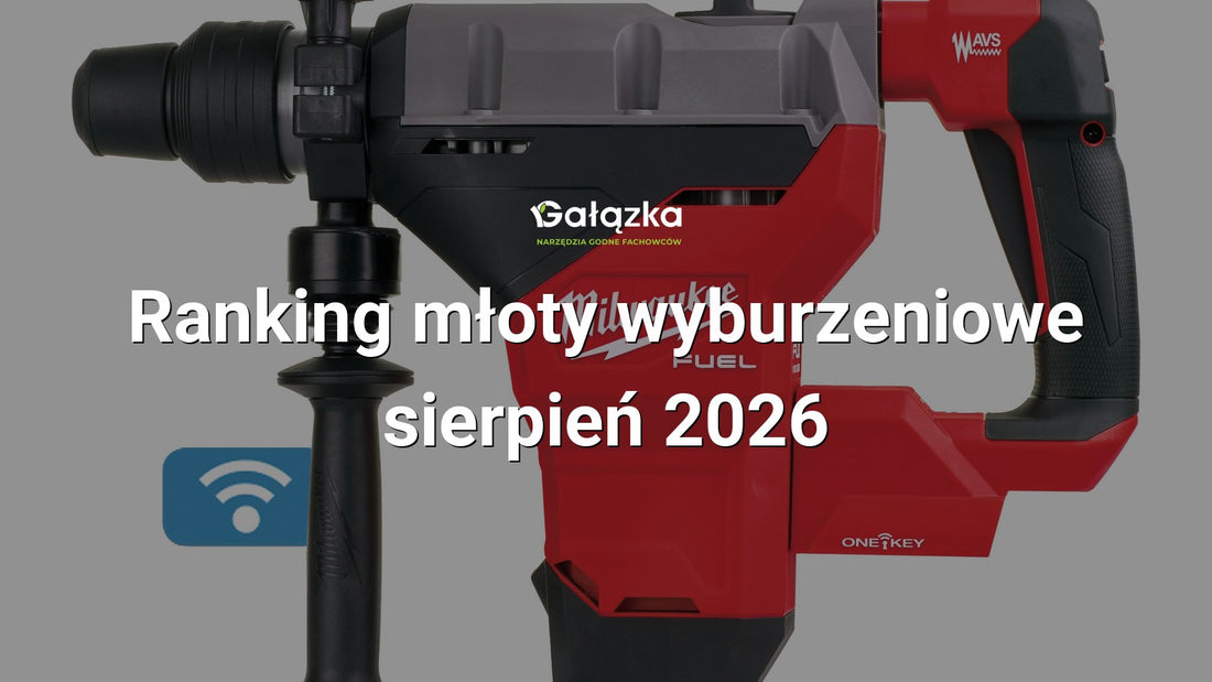 Ranking młoty wyburzeniowe - sierpień 2026 w Gałązka24.pl. Zdjęcie produktu: M18FHM-0C Młot wyburzeniowy SDS-MAX 11J bez akumulatora | 4933464893