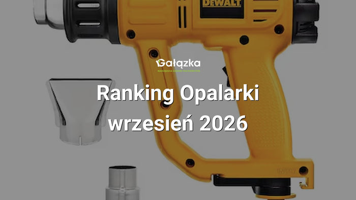 Ranking Opalarki - wrzesień 2026 w Gałązka24.pl. Zdjęcie produktu: Opalarka DeWALT 2000W, mocna i precyzyjna do usuwania farb, klejów i prac grzewczych | D26414-QS