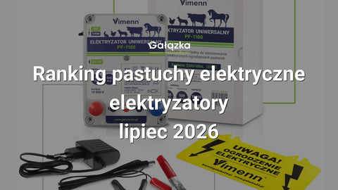 Ranking pastuchy elektryczne elektryzatory - lipiec 2026 w Gałązka24.pl. Zdjęcie produktu: Elektryzator pastuch elektryczny uniwersalny 12V + zasilacz | V30000