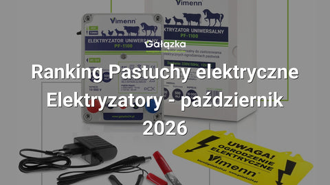 Ranking Pastuchy elektryczne - Elektryzatory - październik 2026 w Gałązka24.pl. Zdjęcie produktu: Elektryzator pastuch elektryczny uniwersalny 12V + zasilacz | V30000