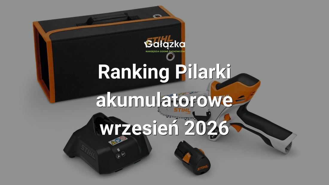 Ranking Pilarki akumulatorowe - wrzesień 2026 w Gałązka24.pl. Zdjęcie produktu: Przecinarka akumulatorowa DO drewna GTA 26 z AS2 i AL1 | GA01-011-6918