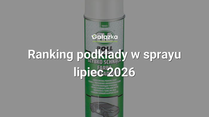 Ranking podklady w sprayu - lipiec 2026 w Gałązka24.pl. Zdjęcie produktu: Farba podkładowa szybko schnąca spray 500ml biała | 0010210