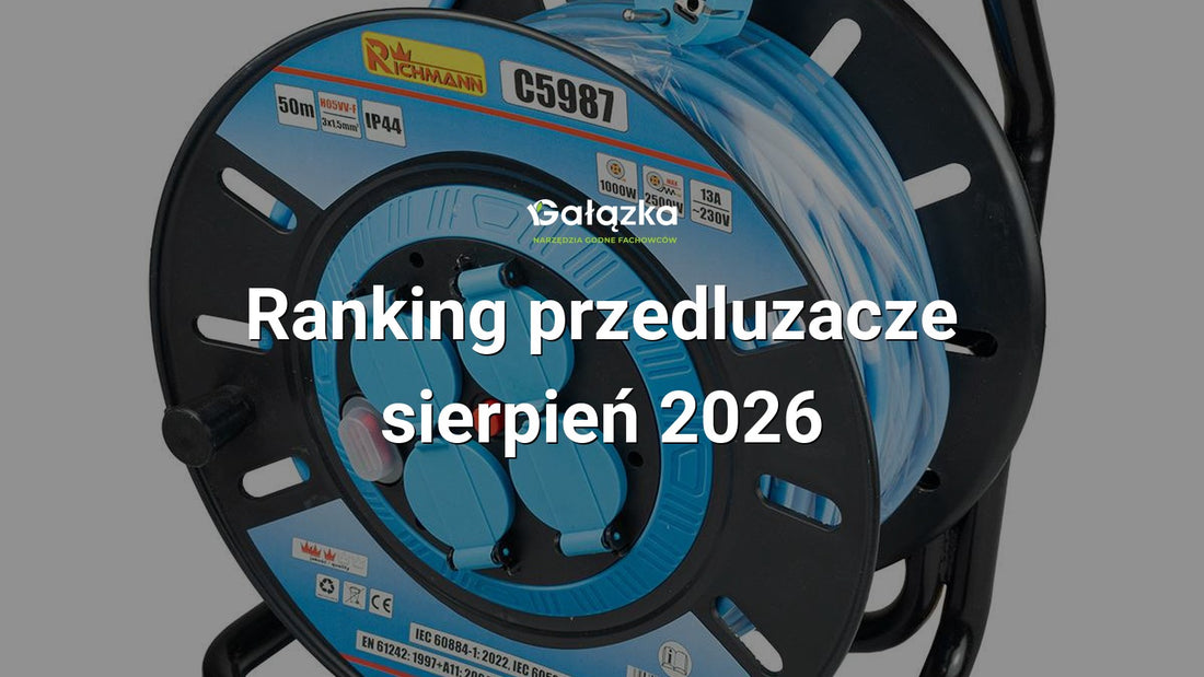 Ranking przedluzacze - sierpień 2026 w Gałązka24.pl. Zdjęcie produktu: Wytrzymały przedłużacz bębnowy 50m 3x1,5mm² H05VV-F IP44 do zasilania urządzeń w trudnych warunkach zewnętrznych | C5987