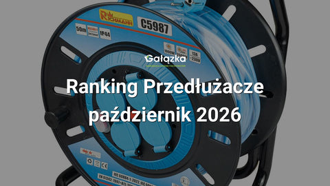 Ranking Przedłużacze - październik 2026 w Gałązka24.pl. Zdjęcie produktu: Wytrzymały przedłużacz bębnowy 50m 3x1,5mm² H05VV-F IP44 do zasilania urządzeń w trudnych warunkach zewnętrznych | C5987