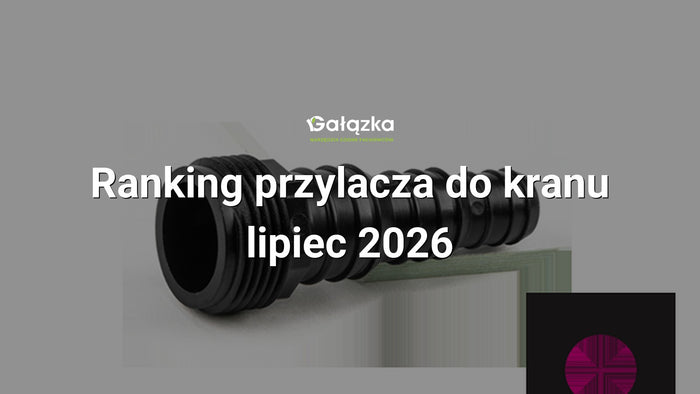 Ranking przylacza do kranu - lipiec 2026 w Gałązka24.pl. Zdjęcie produktu: BLACK LINE Uniwerslany przyłącze 1/2