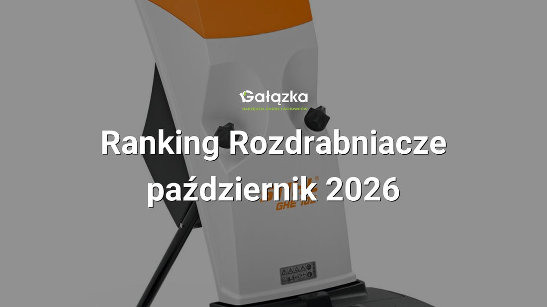 Ranking Rozdrabniacze - październik 2026 w Gałązka24.pl. Zdjęcie produktu: Kompaktowy rozdrabniacz ogrodowy 2,2 kW GHE 105 | 6007-011-1175